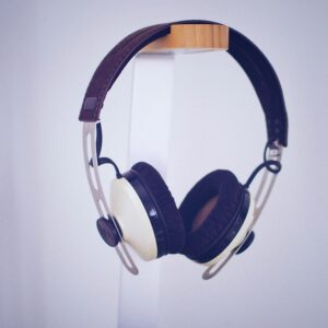 AN image Trendy Head Phone with Noise cancellation.
